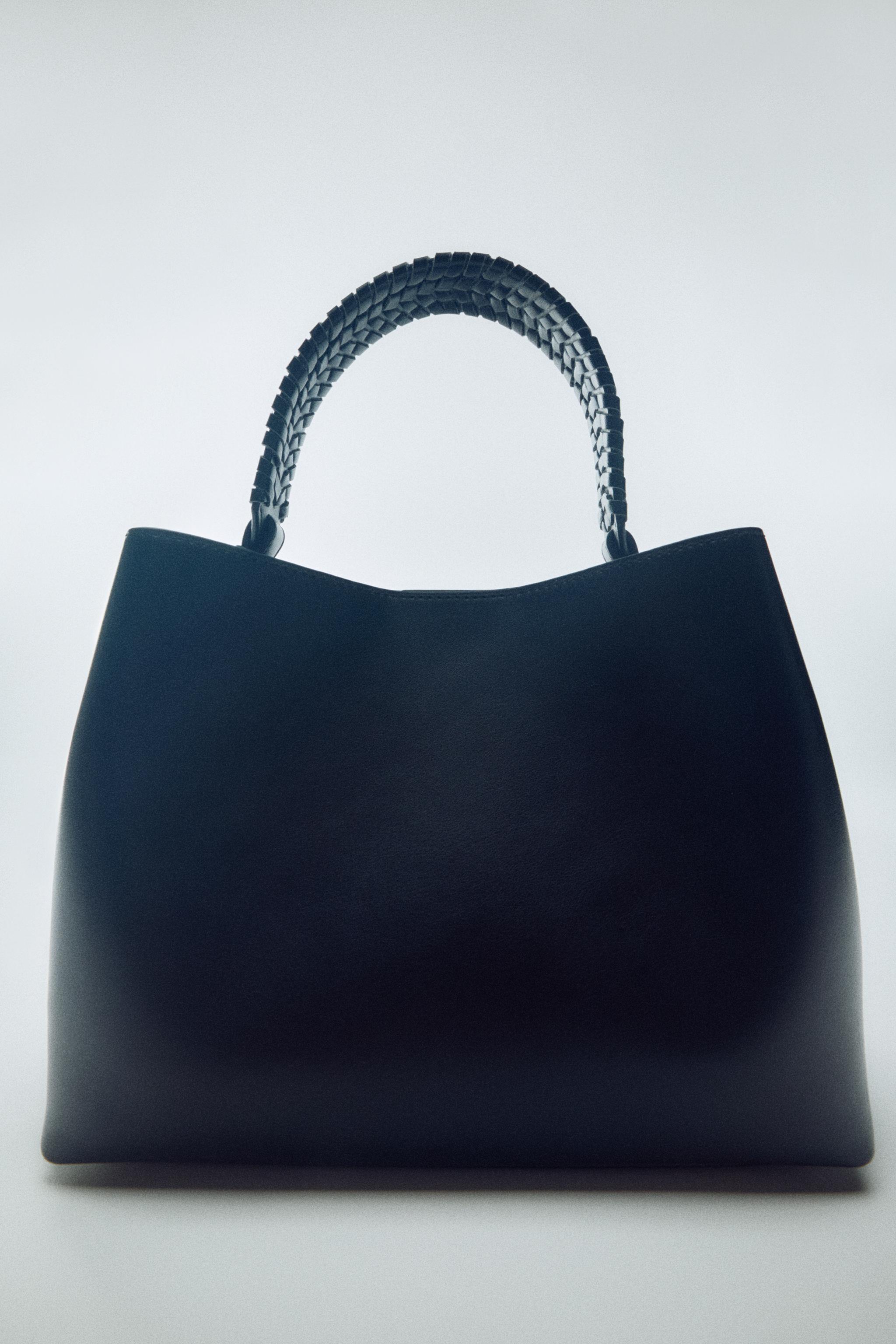 Braided-Handle Handbag by Zara
