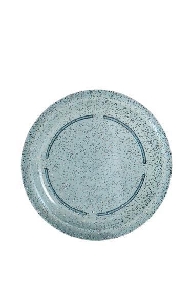 CHILDREN'S GLITTER TRITAN™ PLATE WITH STARS - Blue by Zara