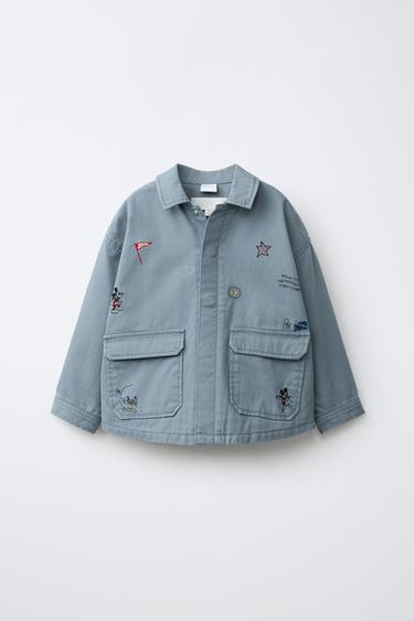 SURCHEMISE BRODÉE MICKEY MOUSE © DISNEY - Bleu de Zara
