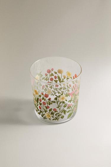 TRANSFER GLASS TUMBLER - Green by Zara - Image 1