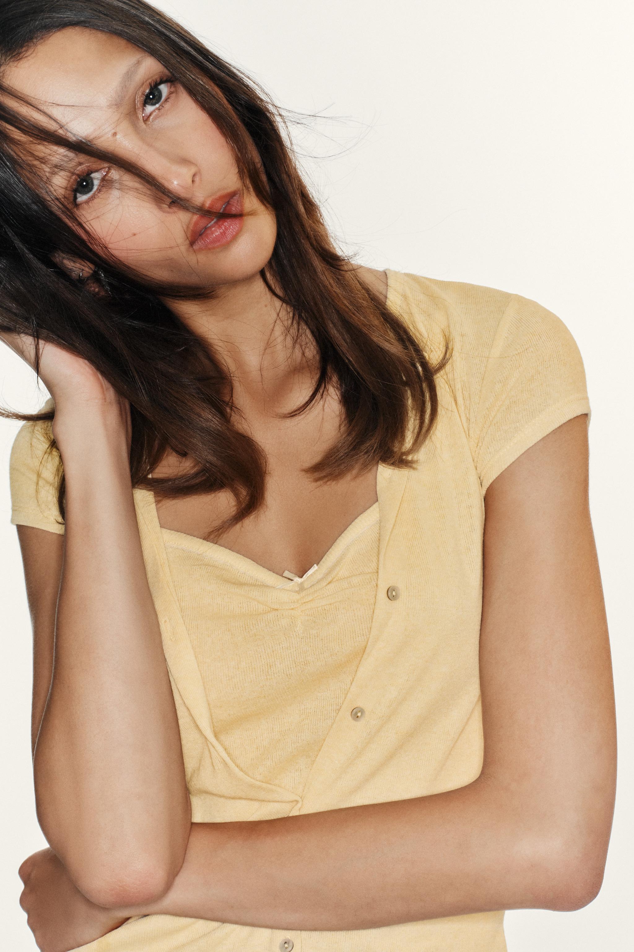 COMBINATION BOW TOP — Light yellow