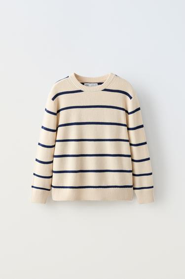 SVETR Z HLADKHO PLETU - Navy / Bl od Zara