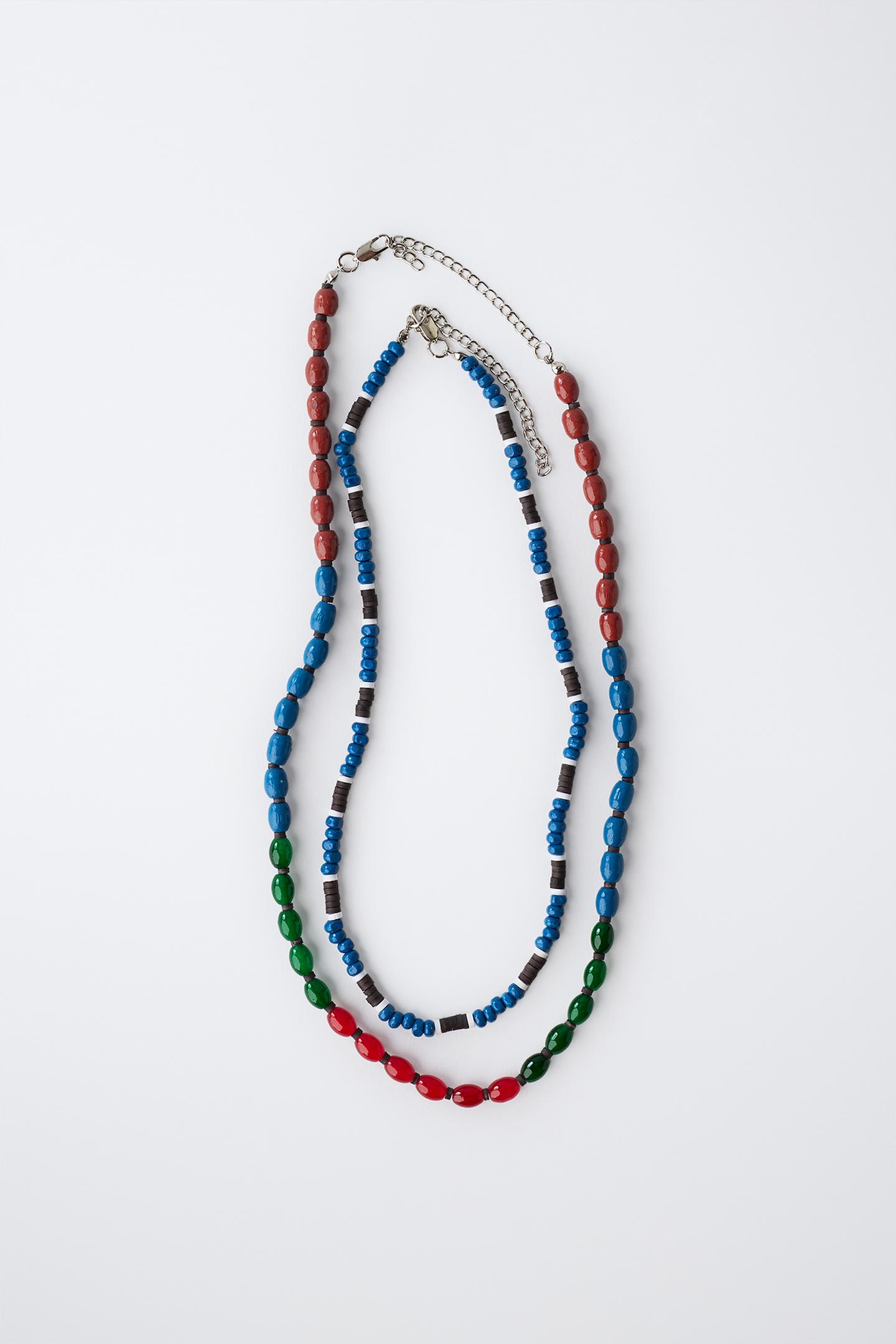 Детские колье Zara Two-Pack Beaded, цвет: Разноцветный — фото 4