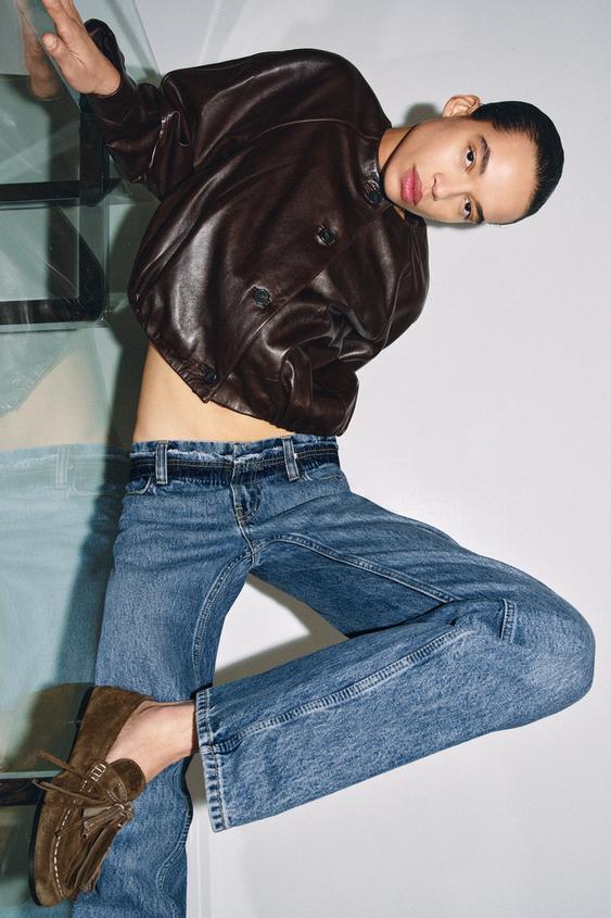 LEATHER TASSEL LOAFERS from Zara - $109