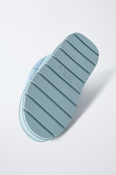 BOTTINES EN NYLON DÉPERLANTES - Bleu de Zara - Image 6