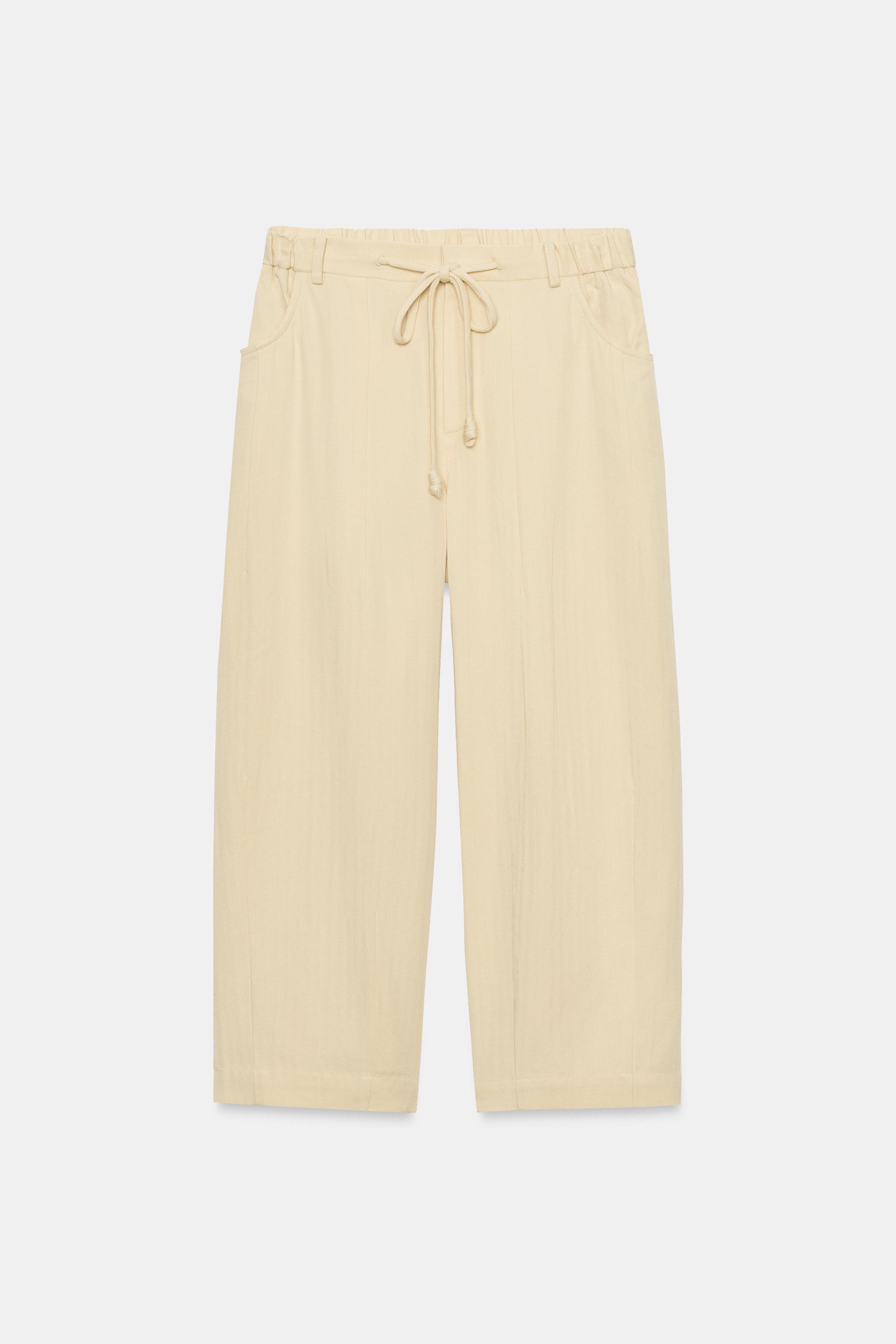 ZW COLLECTION HERRINGBONE TEXTURED PANTS
