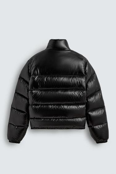 VESTE DOUDOUNE 100% PLUMES - Noir de Zara - Image 8