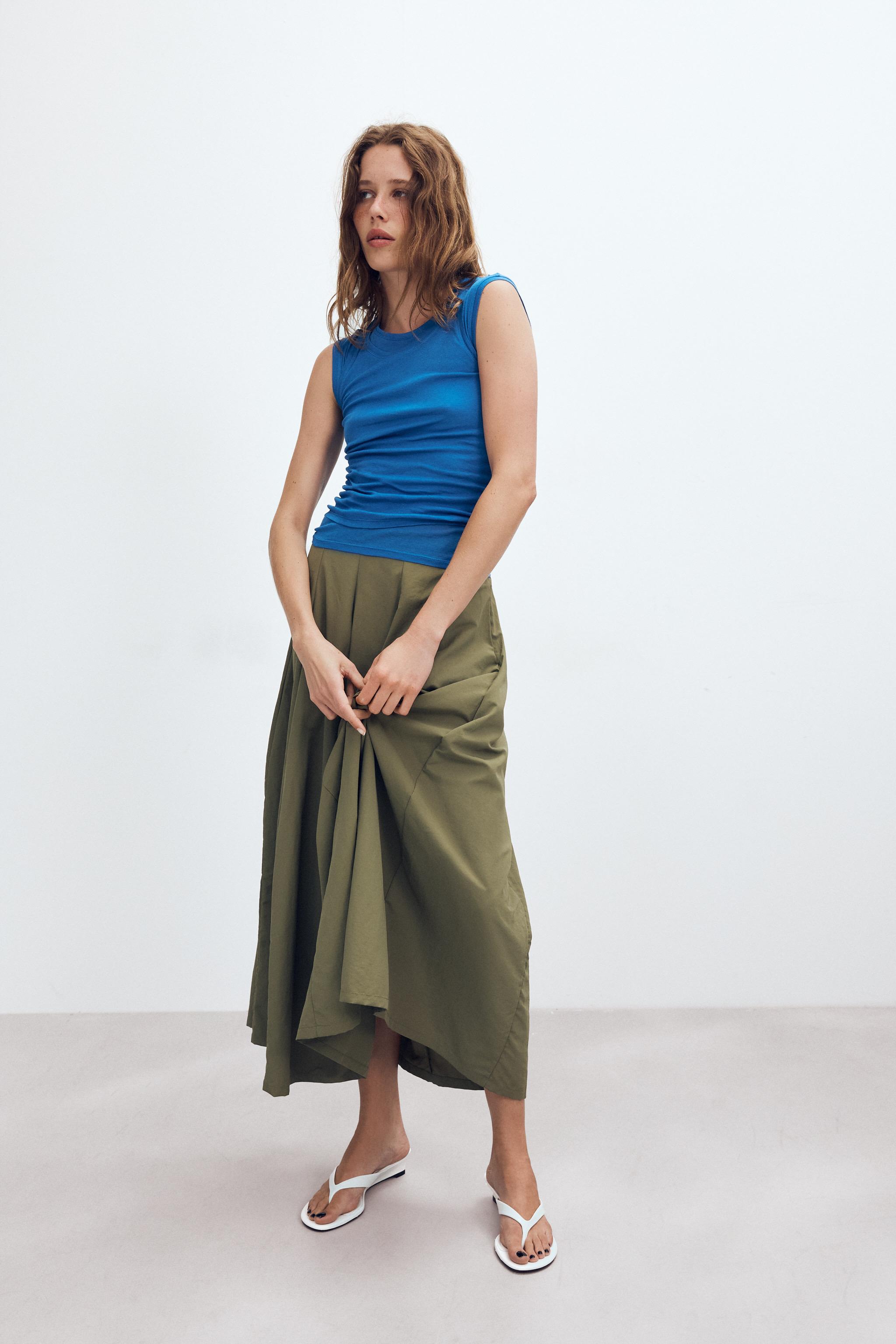 SUPIMA® DOUBLE EFFECT T-SHIRT - Electric blue | ZARA South Africa