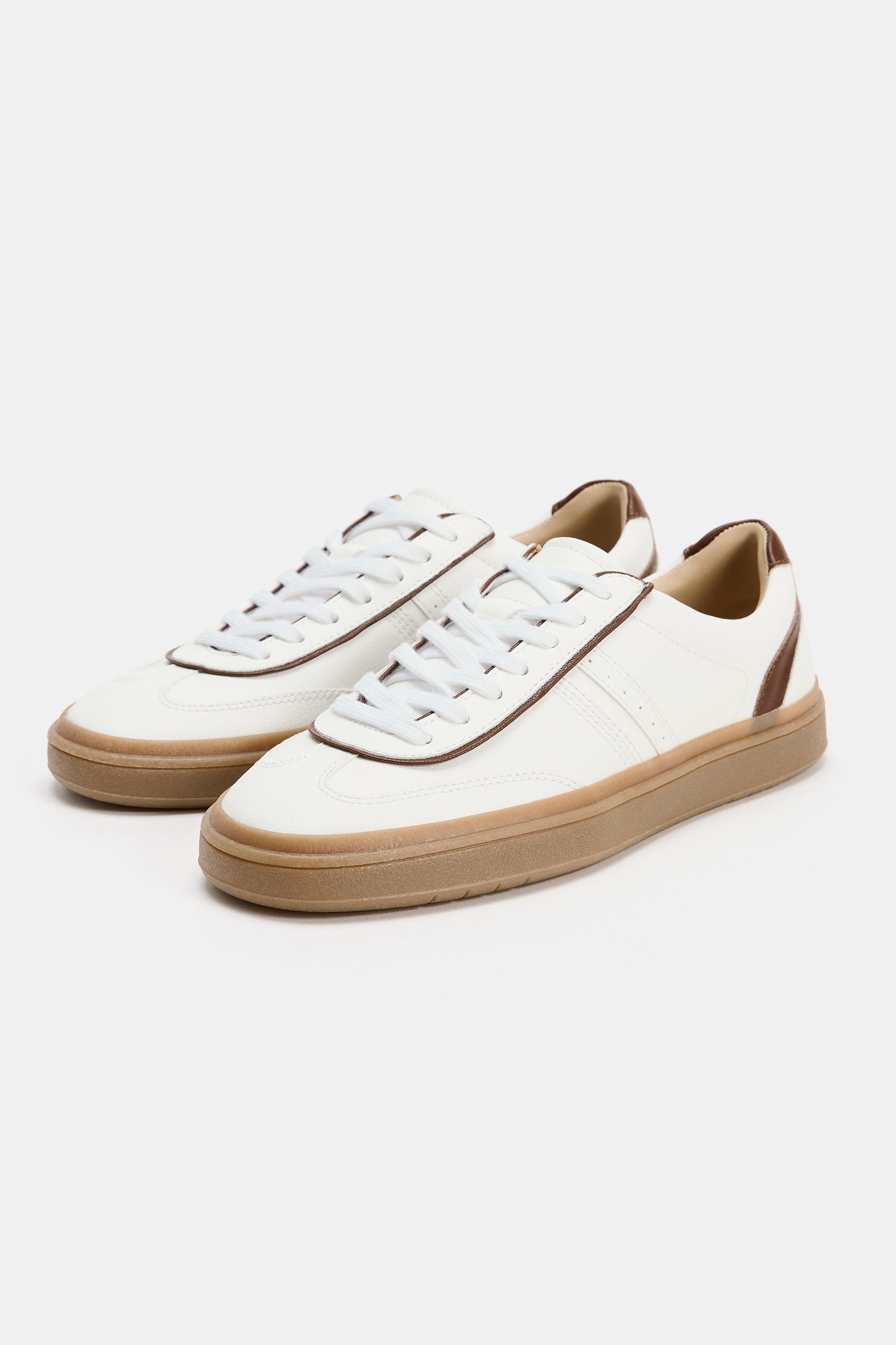 CONTRAST SNEAKERS