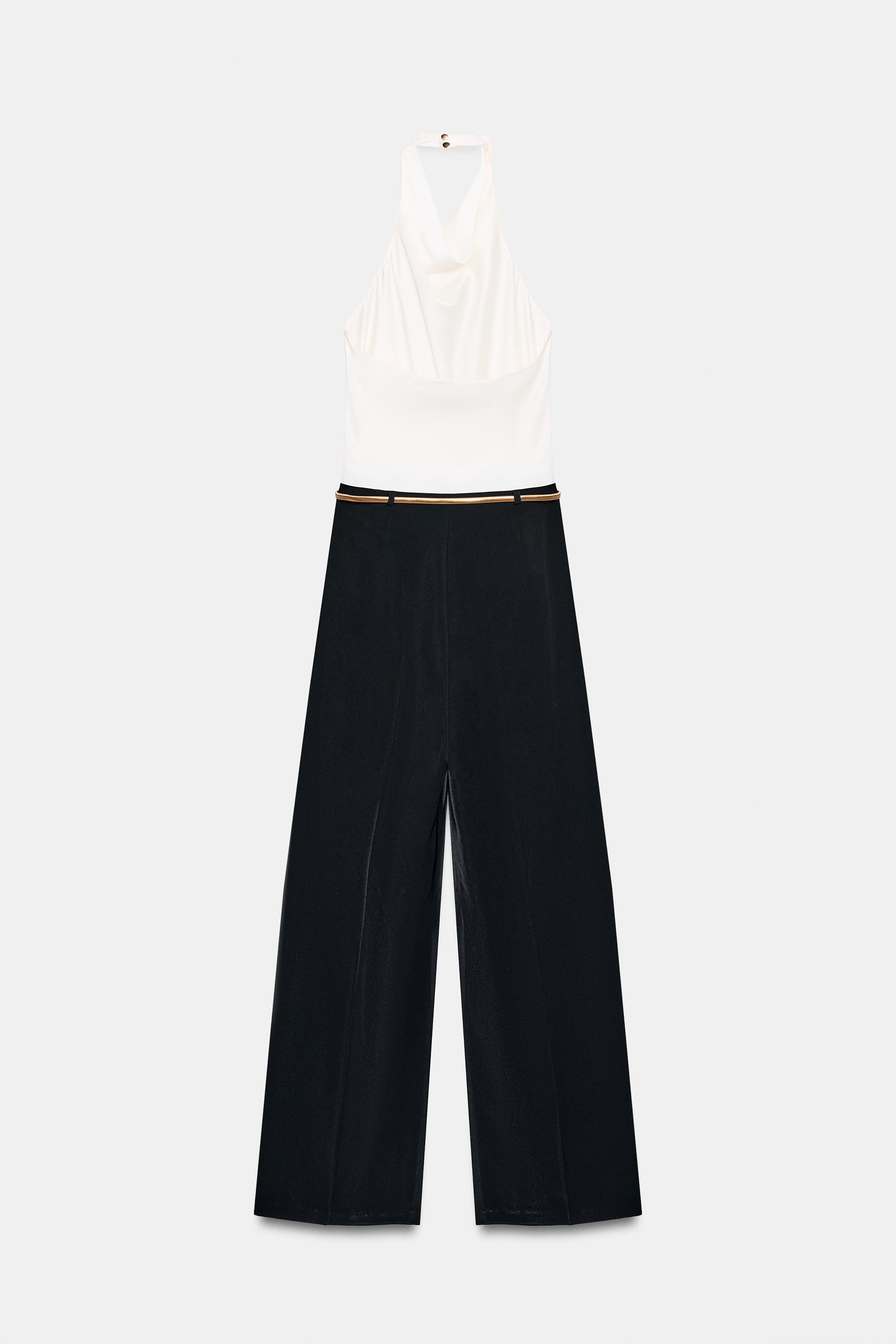 COMBINAISON LONGUE HALTER AVEC CEINTURE