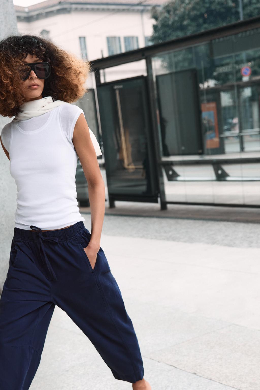 ELASTIC WAIST PANTS