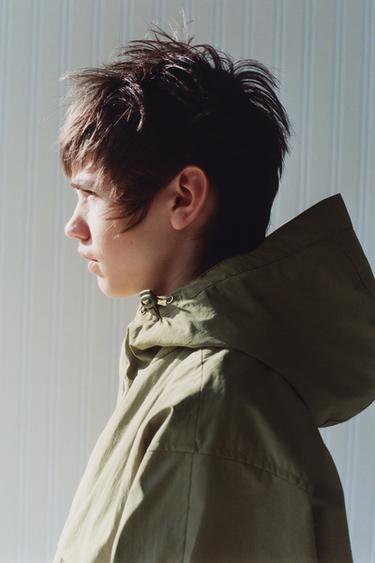 SHORT PARKA WITH POCKETS - Khaki by Zara