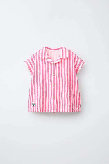 PYJAMA RAYURES TEXTURÉES 2-6 ANS - Rose de Zara - Image 1