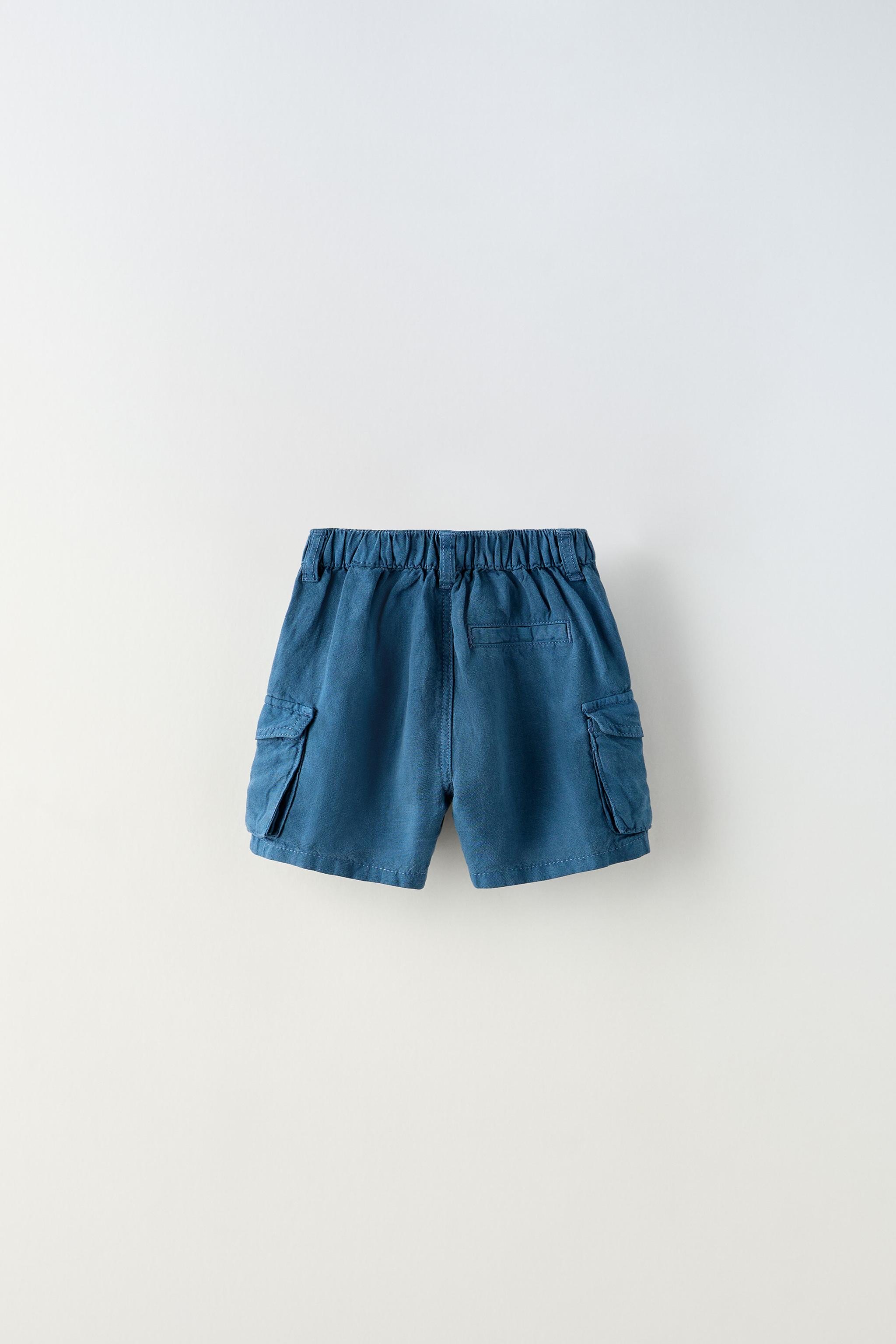 Zara 2024 navy shorts