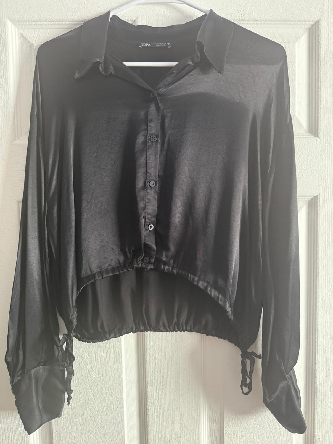 CAMISA SATINADA FRUNCE - Image 2