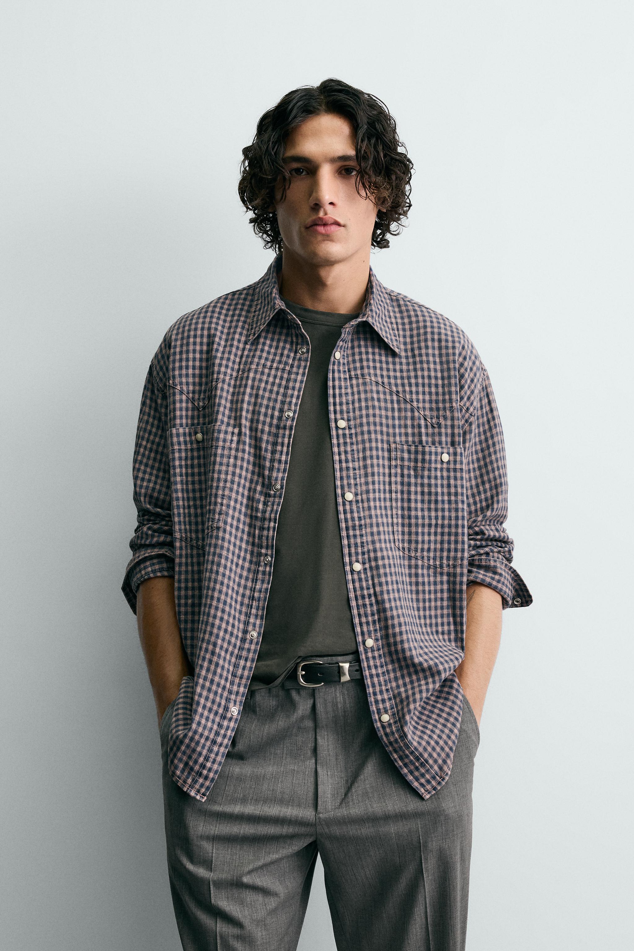 CHEMISE WESTERN À CARREAUX
