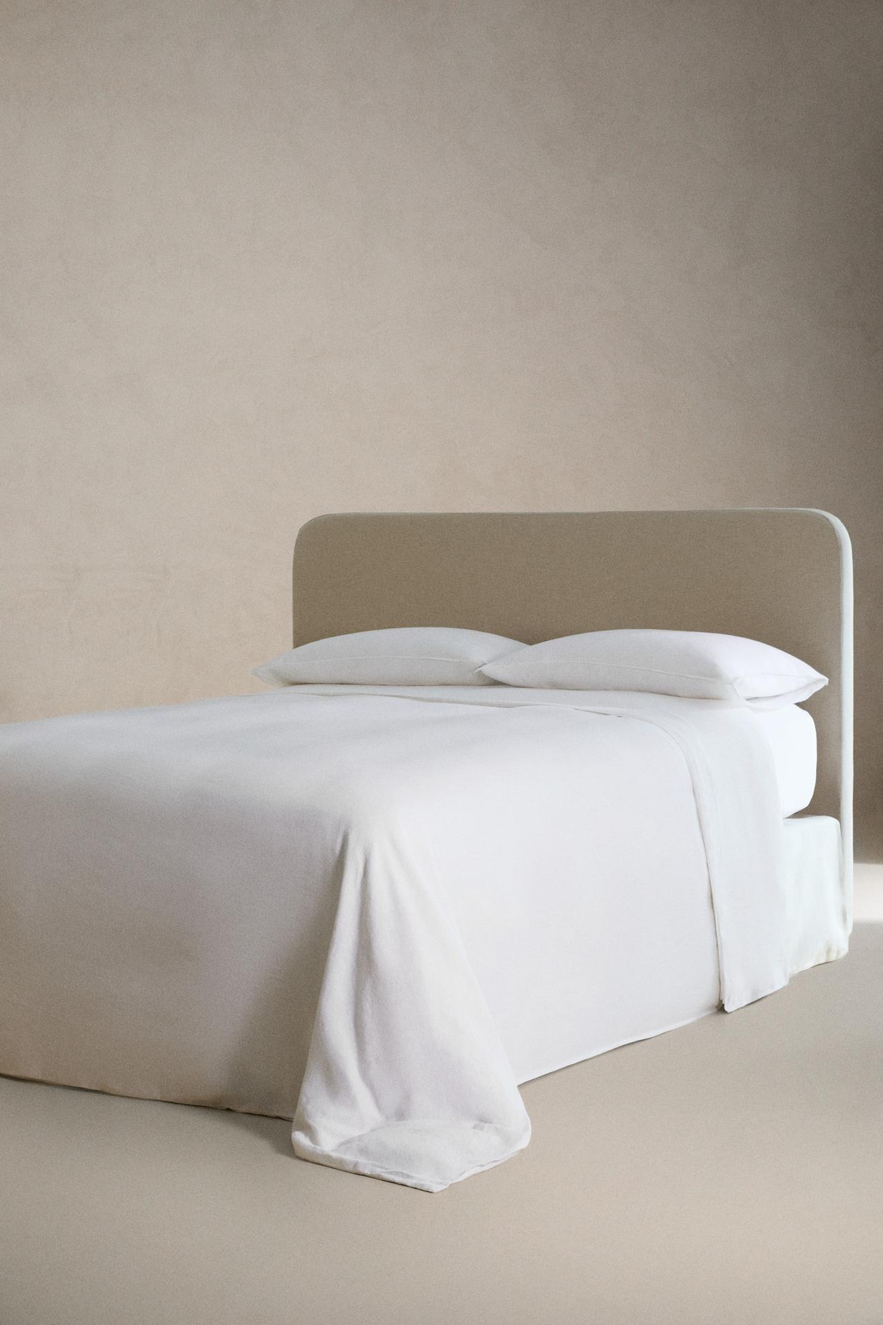 LINEN FLAT SHEET (235 GxM²) — White