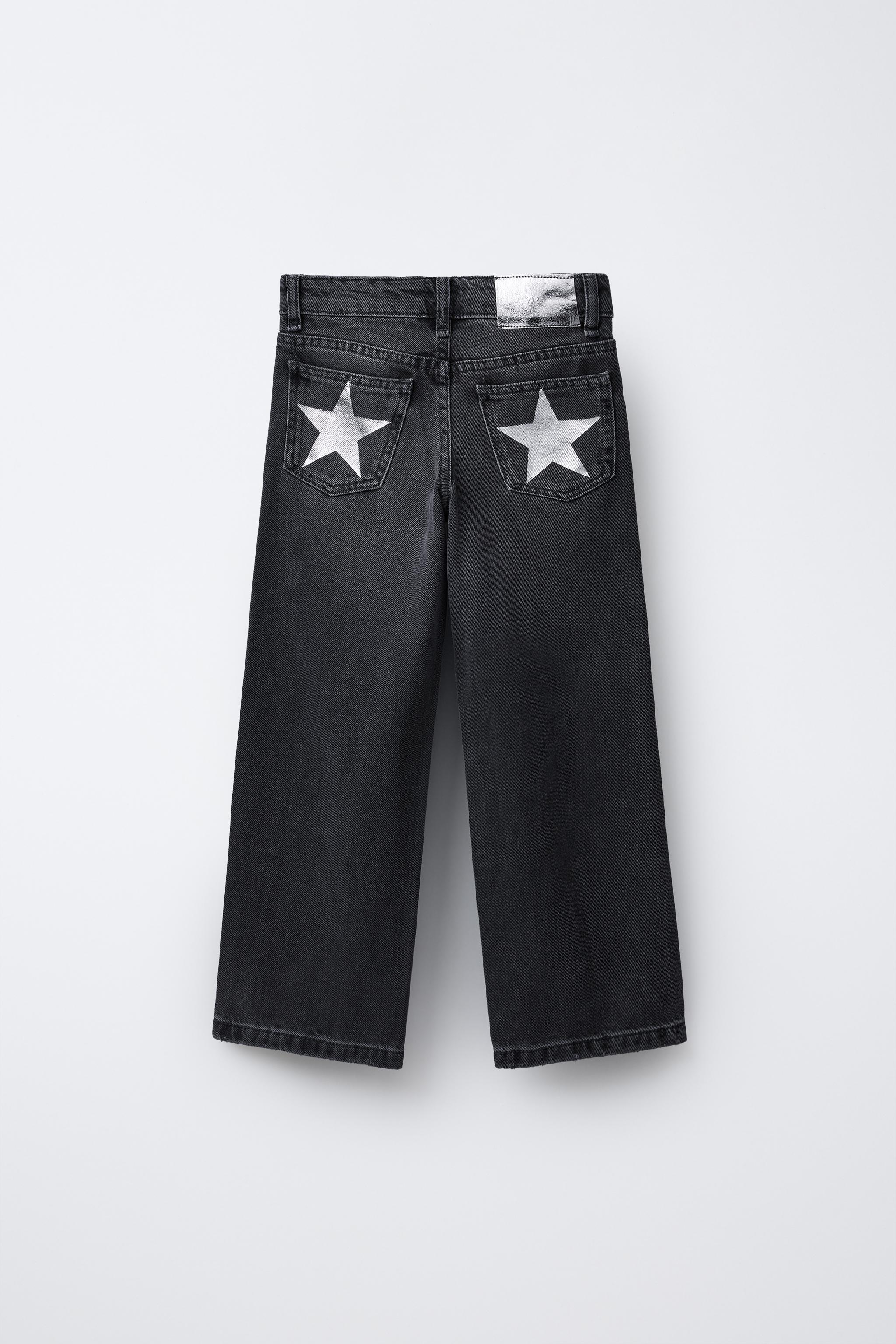 STAR WIDE LEG JEANS