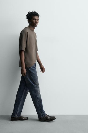 JEANS STRAIGHT ANKLE FIT - Indigo de Zara - Image 5