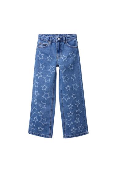 JEANS WIDE LEG ESTRELLAS