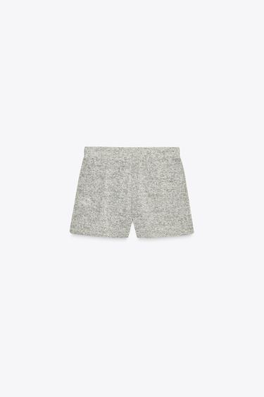 RUSTIC BERMUDA SHORTS WITH BELT - Green / Ecru by Zara - Image 6