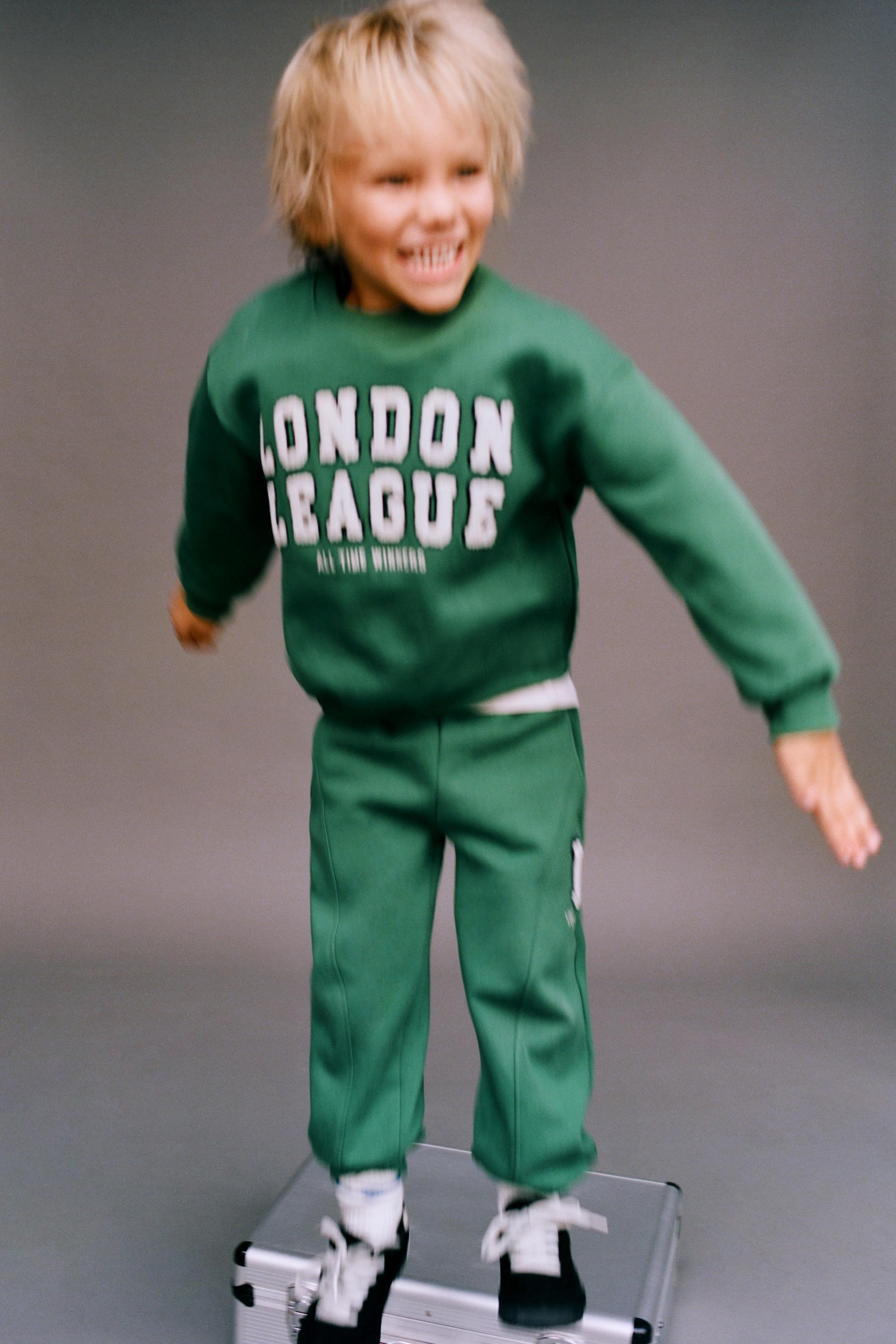 カット＆パッチ ジョギングパンツ - グリーン | ZARA Japan / 日本