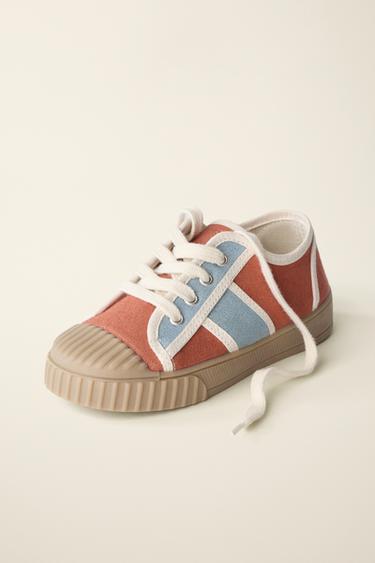 TENNIS CRÉÉES PAR CARAMEL LONDON X ZARA - Rouge de Zara - Image 5