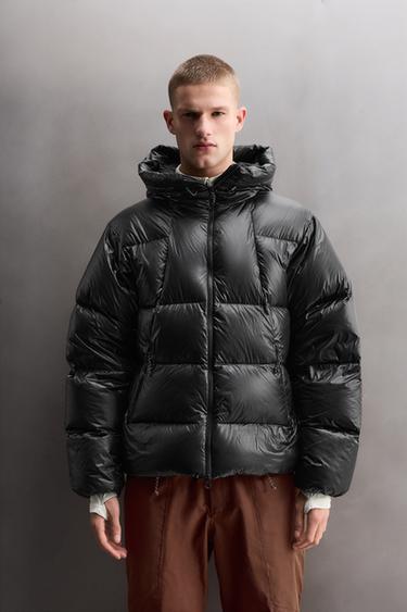 CAZADORA 80% PLUMÓN - 20% PLUMA - Negro de Zara