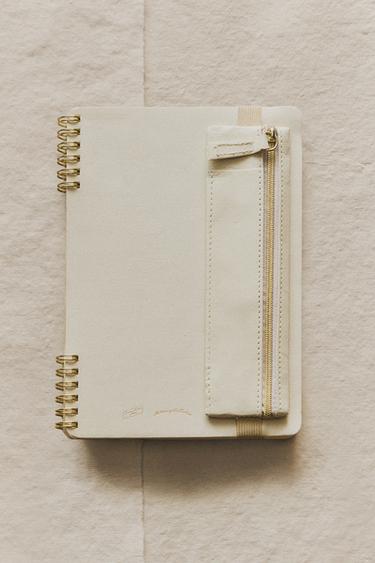 A5 NOTEBOOK CASE - Ecru by Zara - Image 6