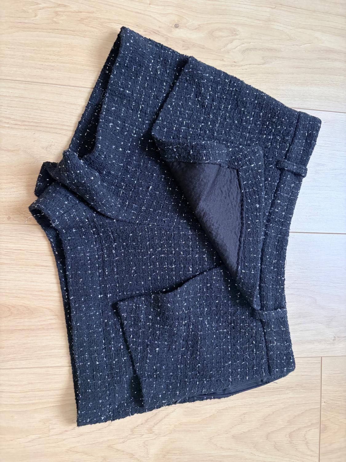 TEXTURED CULOTTES WITH BELT - Image 2