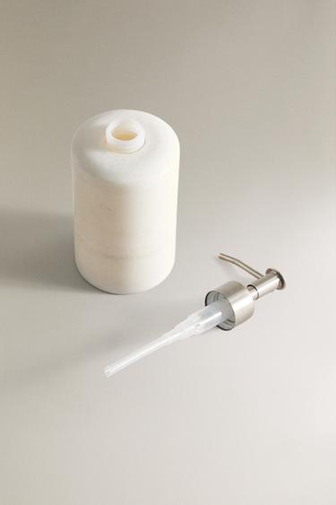WHITE MARBLE SOAP DISPENSER - White by Zara - Image 3