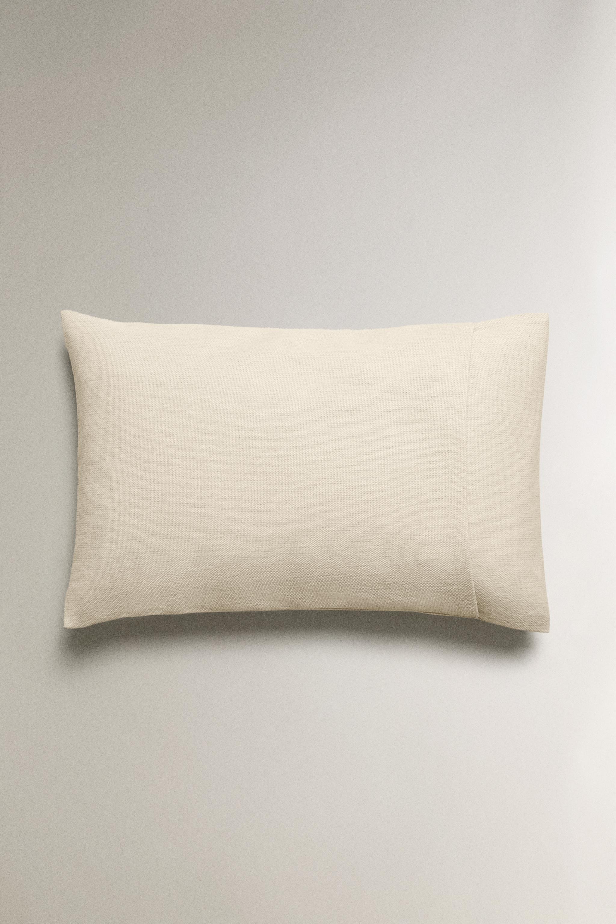 PLAIN THROW PILLOW COVER Mid-ecru ZARA United States