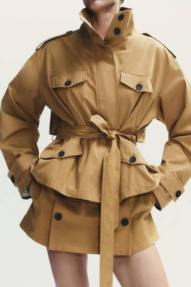 TRENCH COURT - Camel moyen de Zara - Image 2