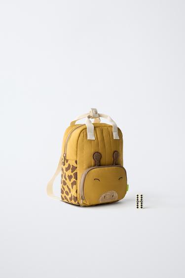 SAC À DOS GIRAFE - Jaune moutarde. de Zara - Image 5