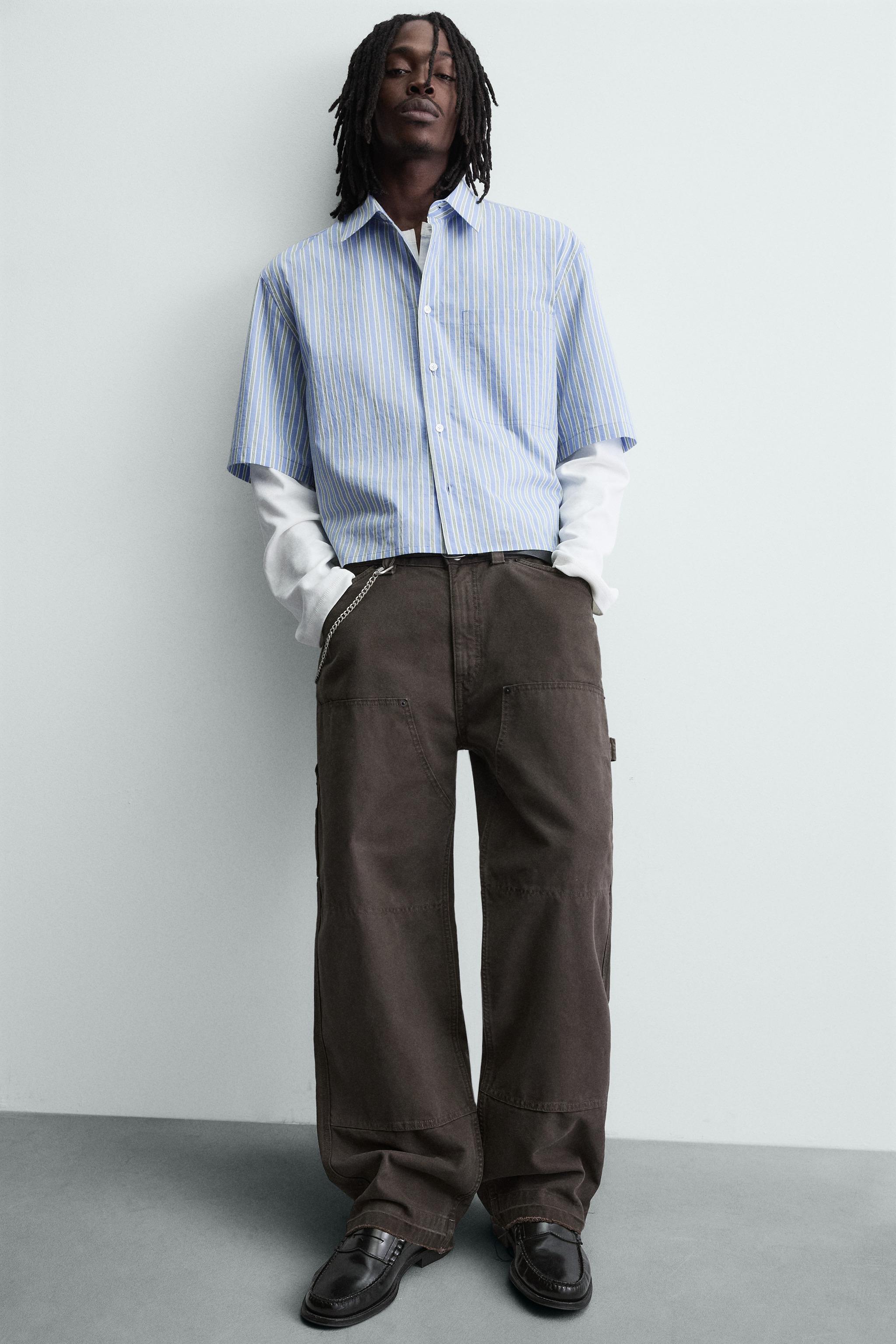 CONTRAST STRIPED SHIRT