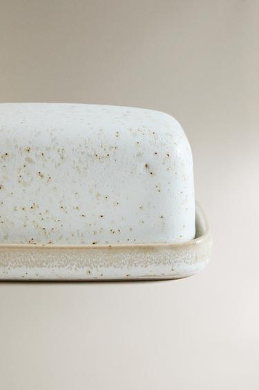 BEURRIER EN GRÈS - Blanc cassé de Zara - Image 3