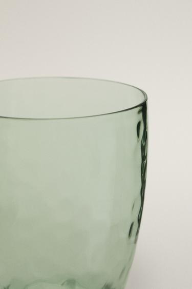 VERRE ACRYLIQUE EFFET MARTELÉ - Vert de Zara - Image 2