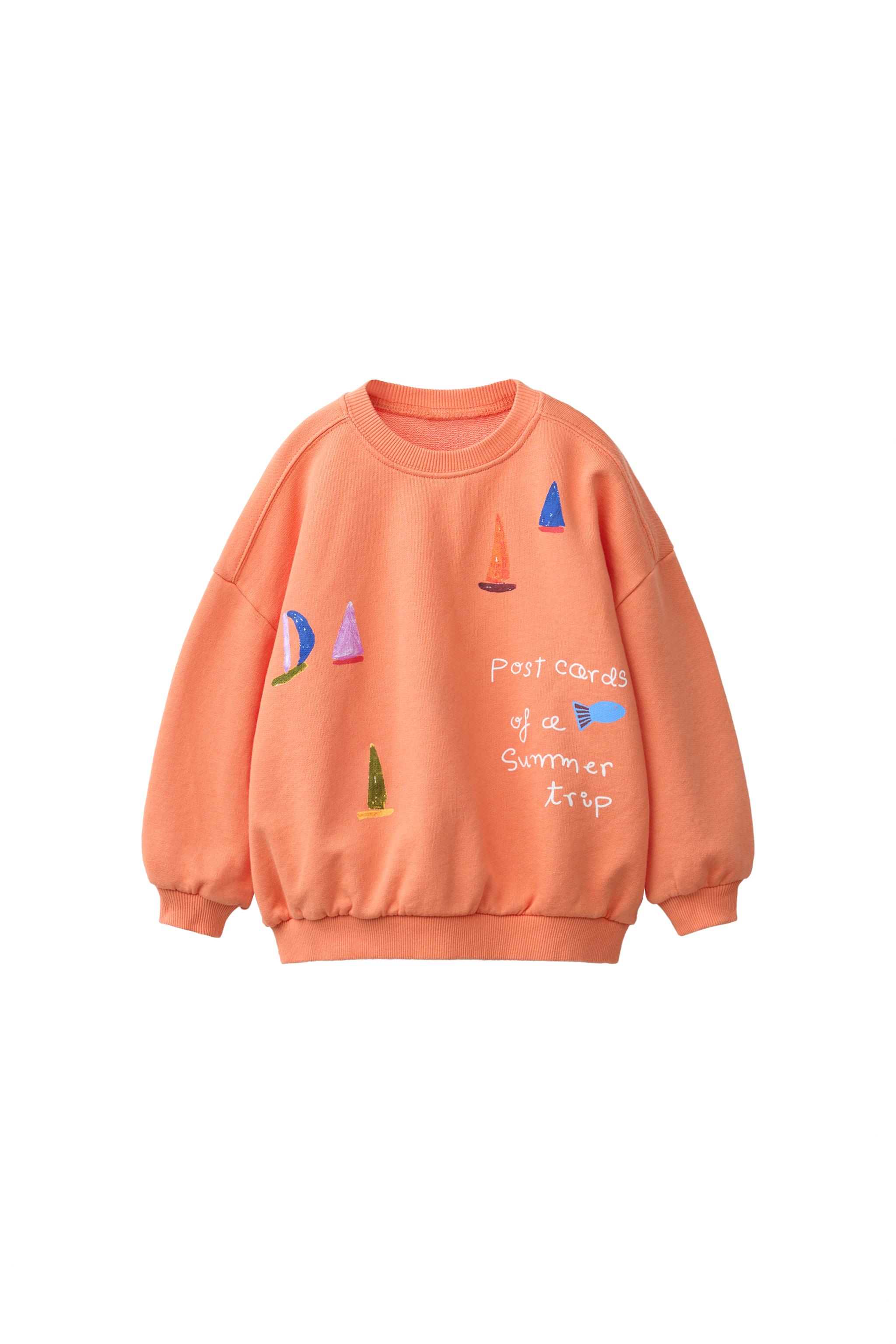 ISABELLE VANDEPLASSCHE © BOAT SWEATSHIRT - Orange | ZARA United States