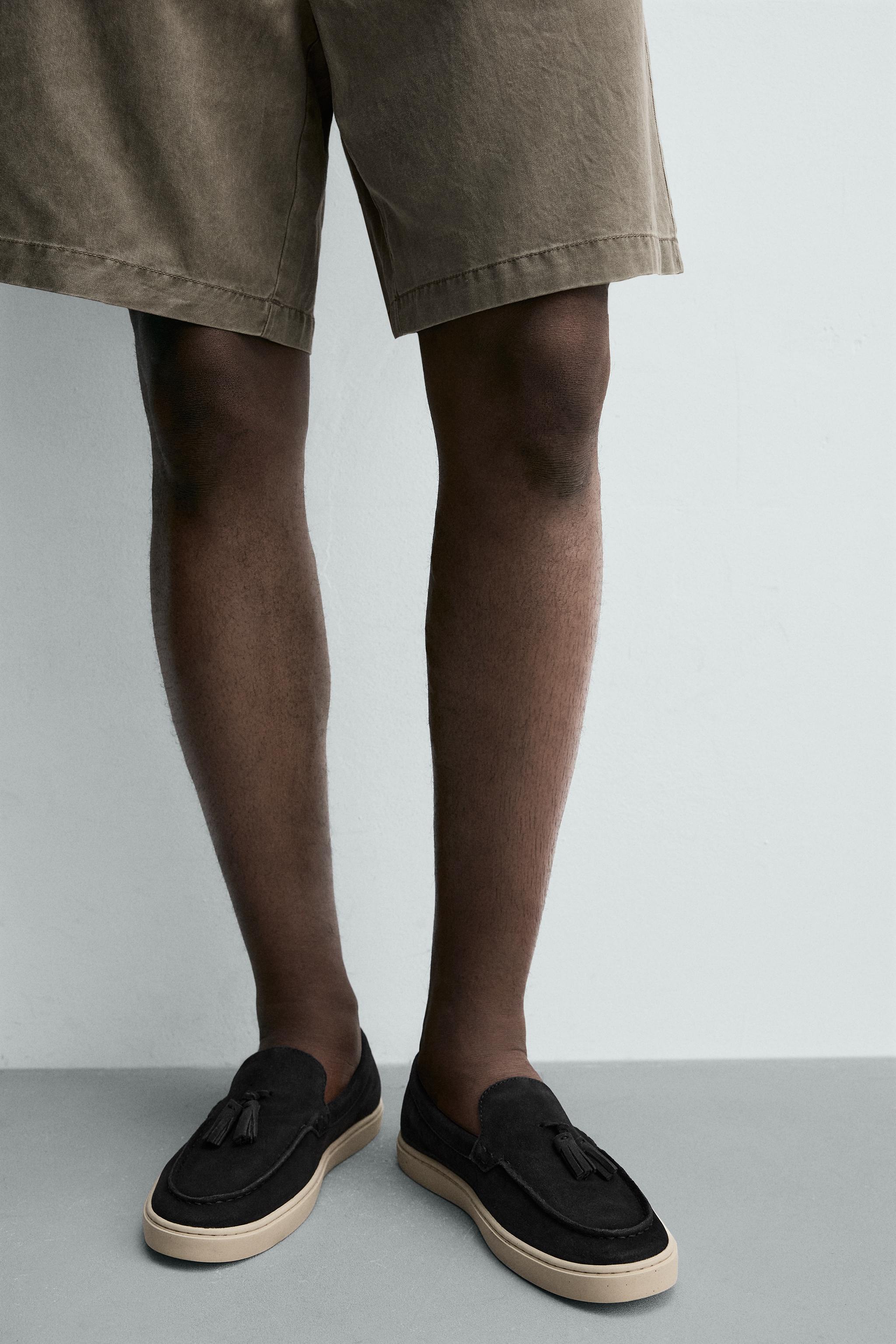 CASUAL LEATHER TASSEL LOAFERS