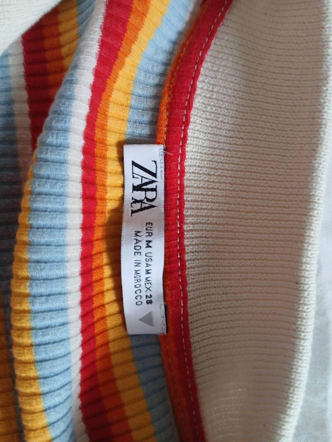 STRIPED T-SHIRT WITH ZIP - Image 3