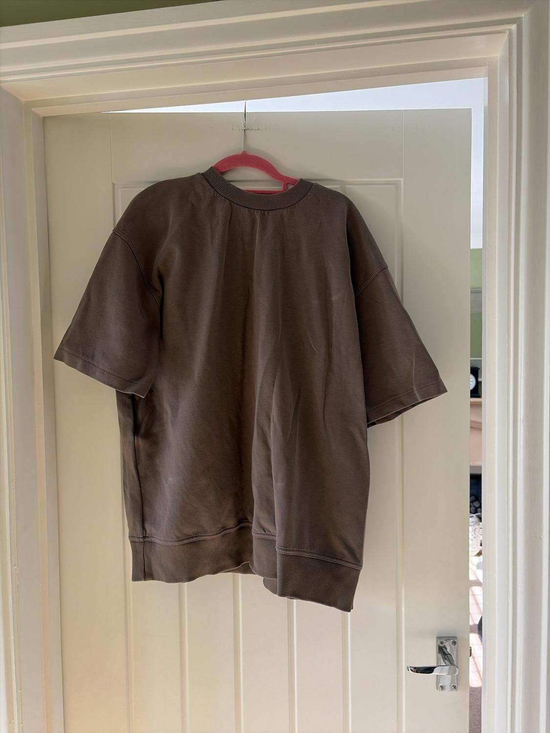SHORT SLEEVE OVERSIZE SWEATSHIRT - Image 3