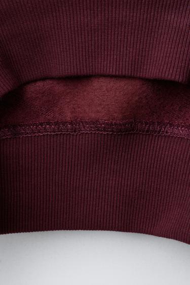 ENSEMBLE SWEAT-SHIRT ET PANTALON JOGGER - Bordeaux de Zara - Image 5