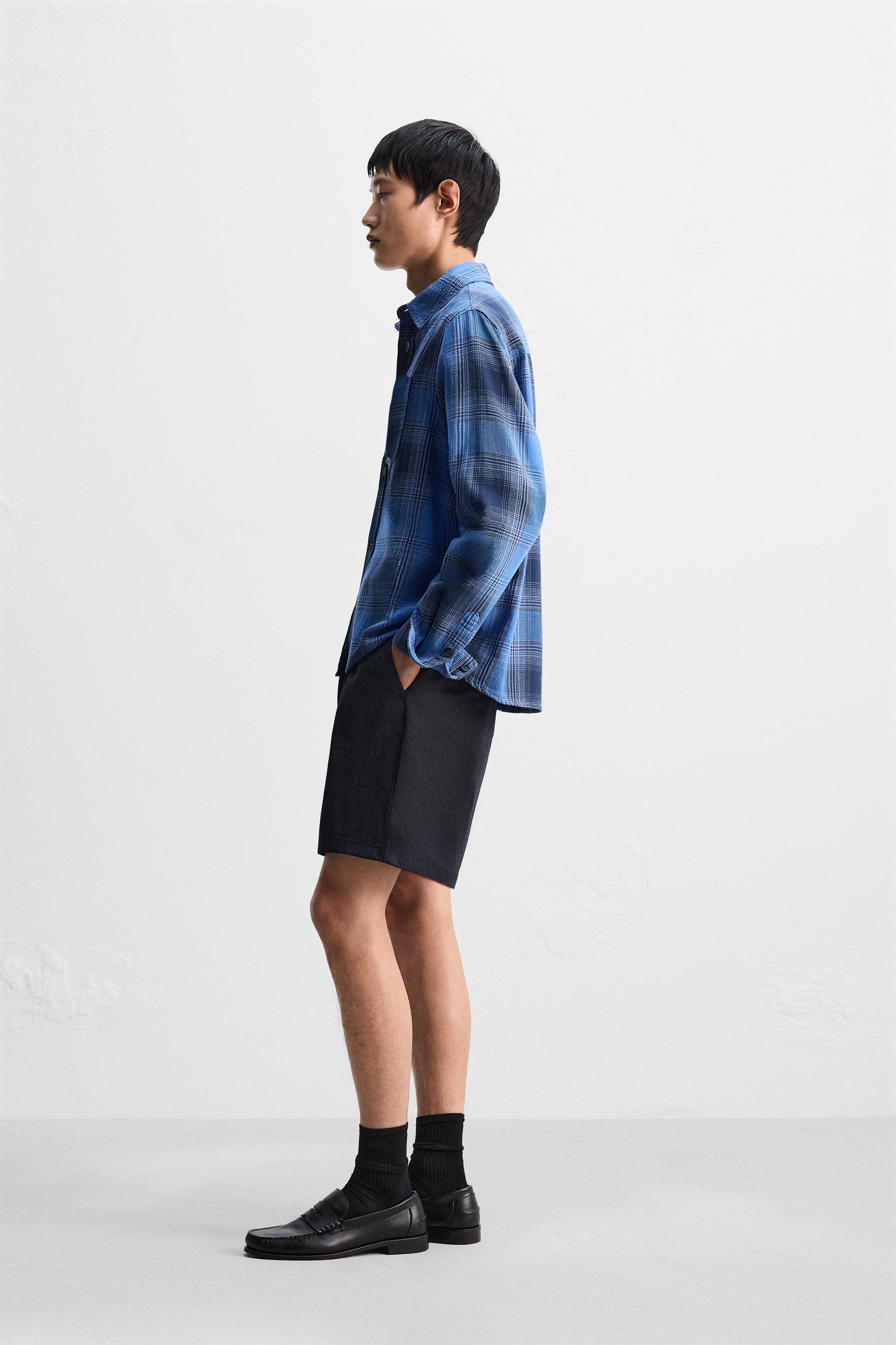 CHEMISE À CARREAUX AVEC POCHE