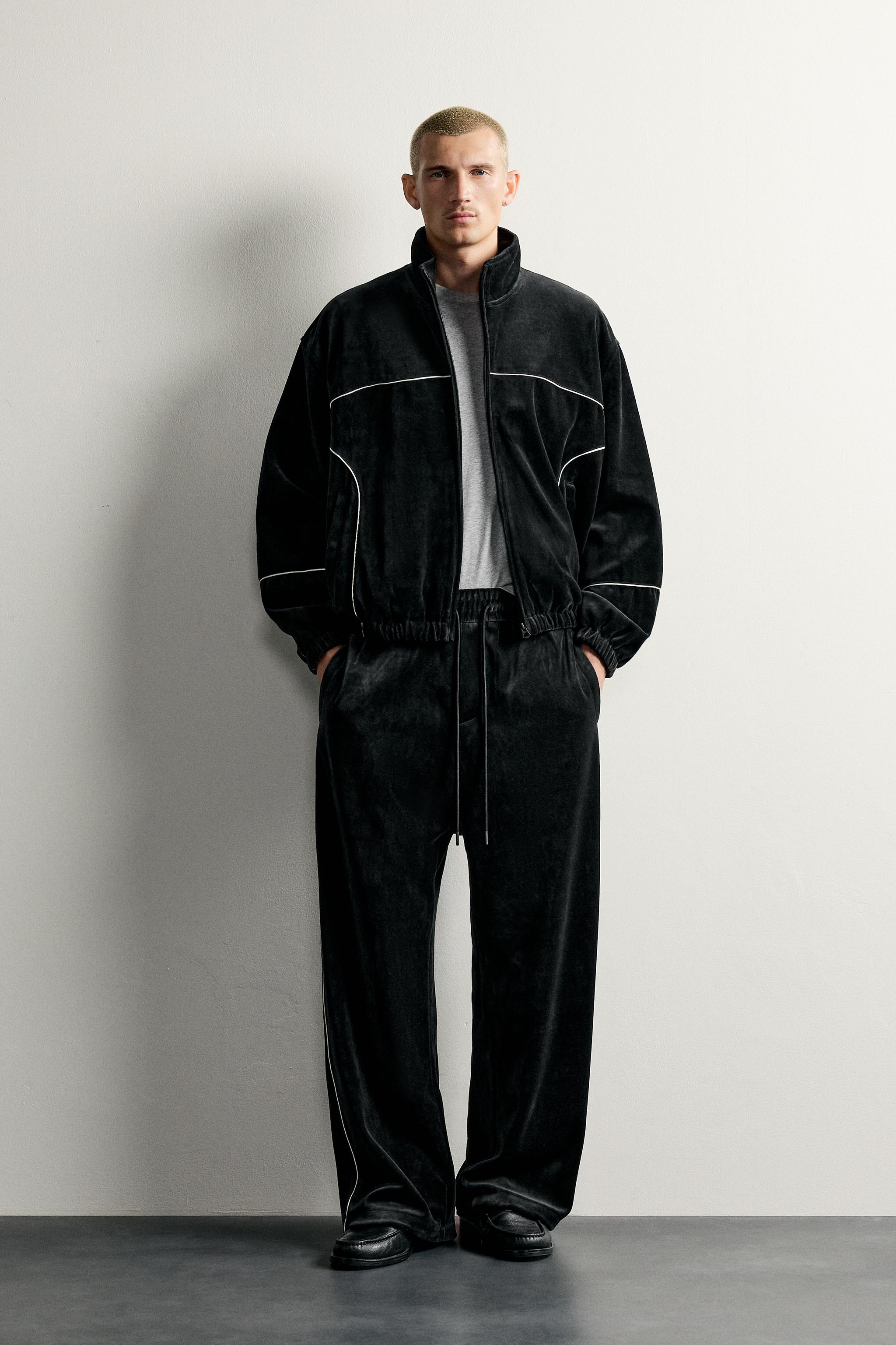 RETRO VELOUR TRACK JACKET