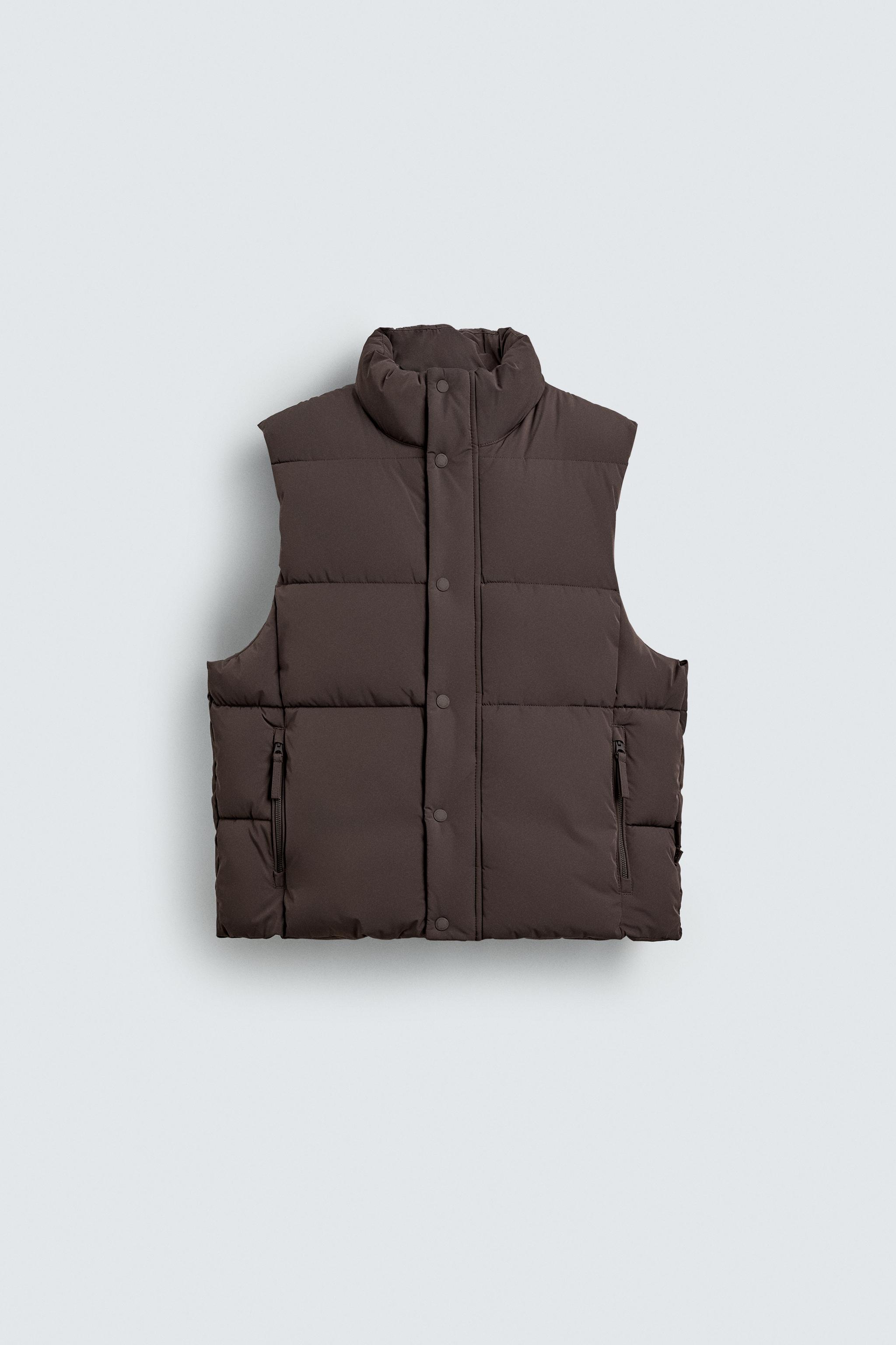 GILET SANS MANCHES MATELASSÉ COUPE COURTE