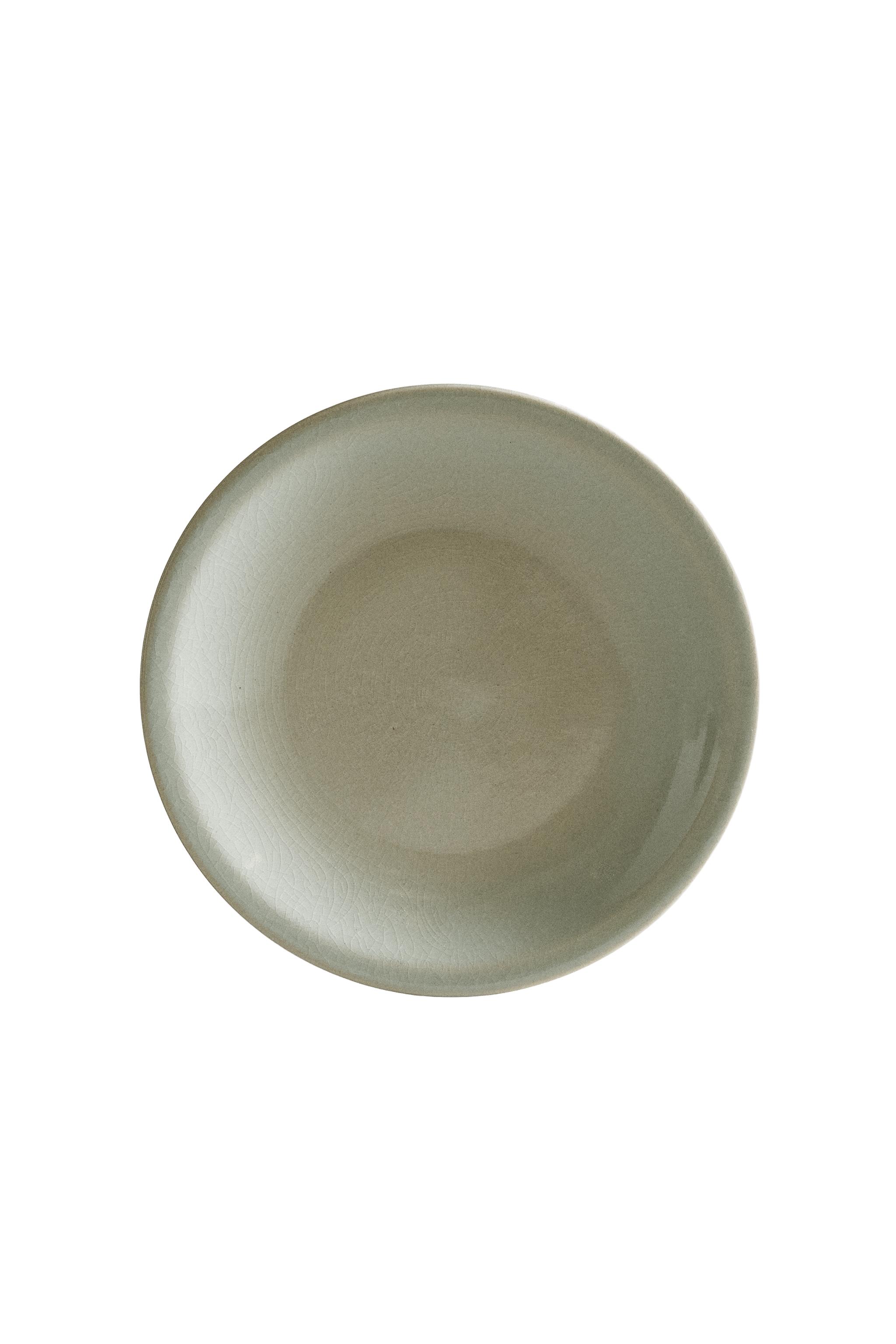 ENAMELLED STONEWARE DESSERT PLATE