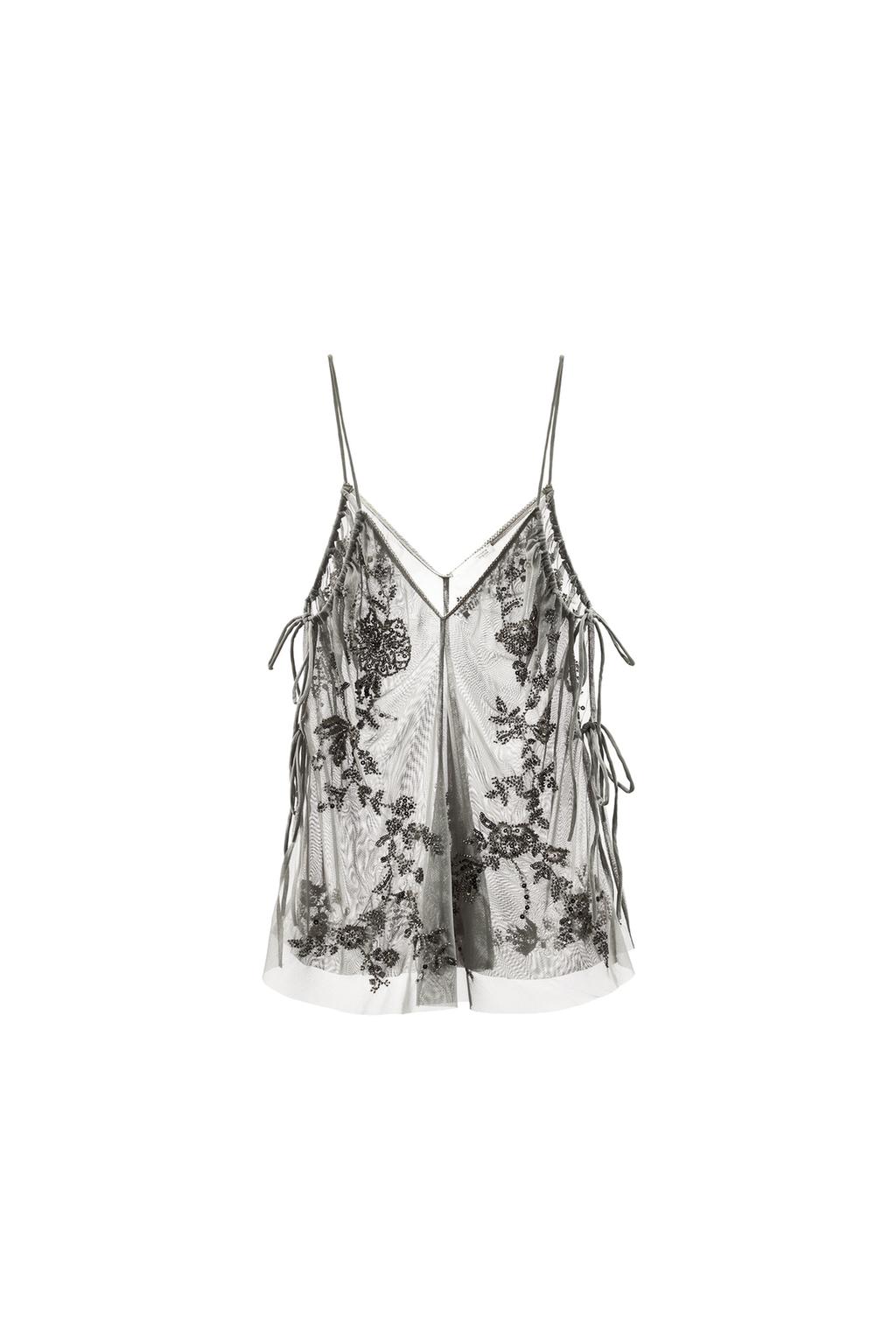 SEQUIN EMBROIDERED TOP - image 3