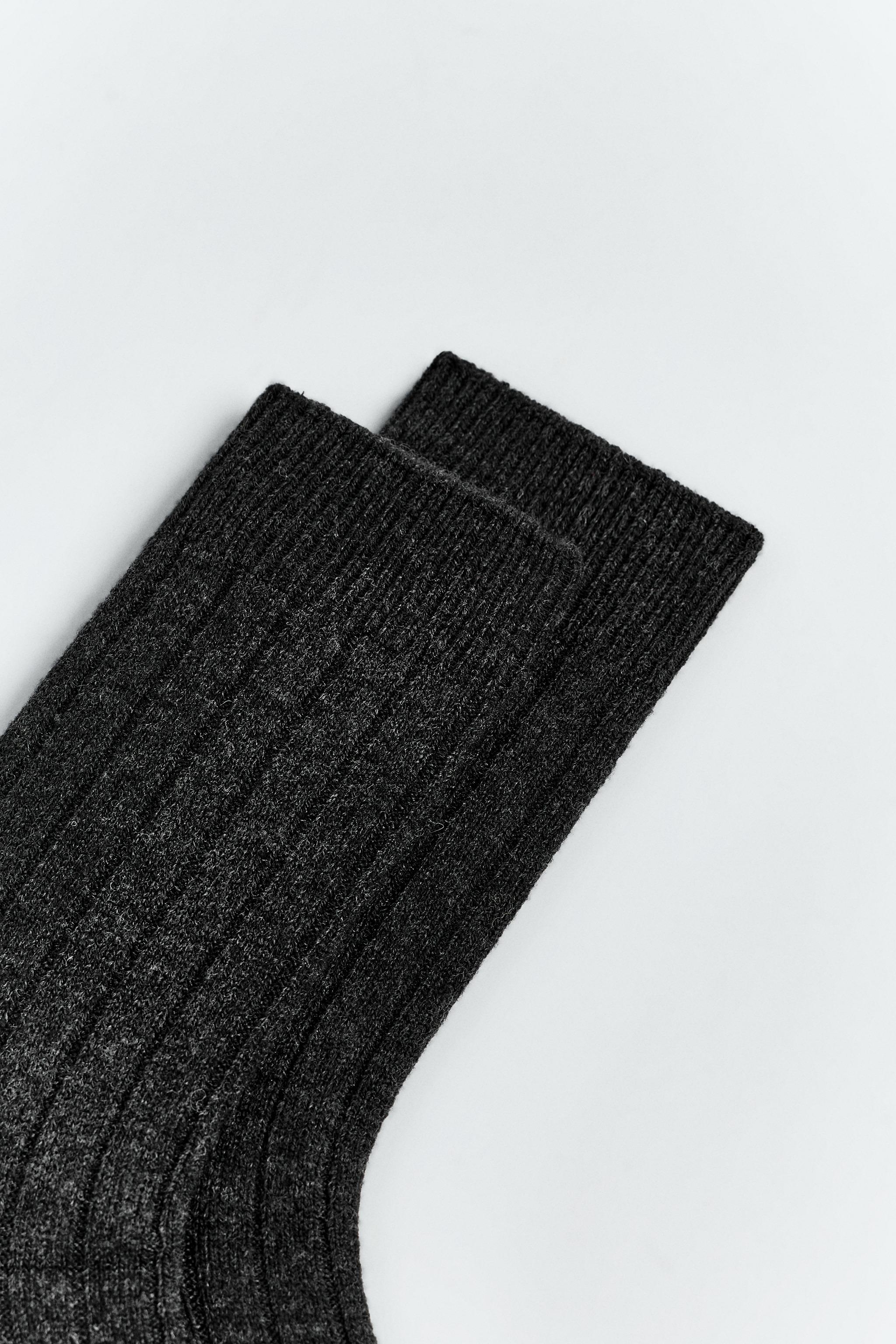 CHAUSSETTES CÔTELÉES AVEC LAINE ORIGINS