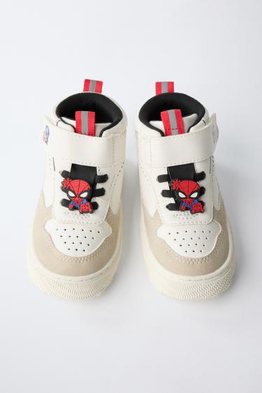THE AVENGERS © MARVEL HIGH-TOP SNEAKERS - White by Zara