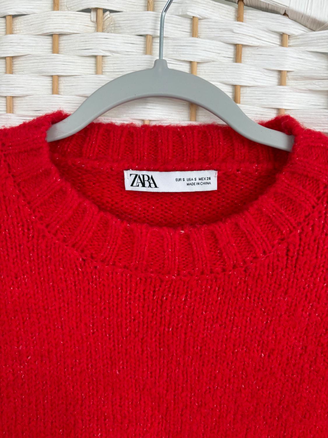 SOFT KNIT CROPPED SWEATER - Image 3